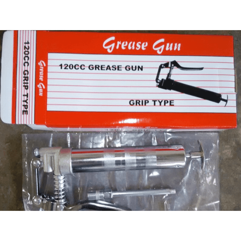 Pistol gemuk berlapis krom 120CC- Pegangan Pistol Pistol gemuk berlapis krom 120CC- Pegangan Pistol