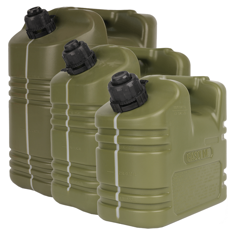 Tong minyak plastik 5L/10L/20L dengan kunci anak